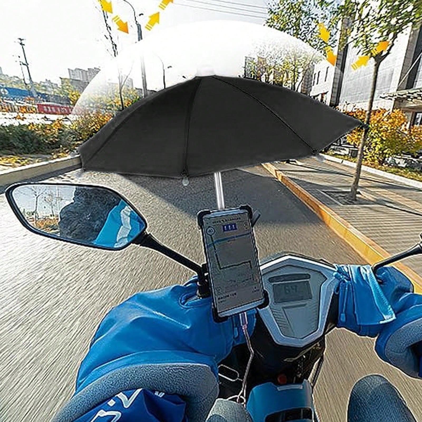 Portable Phone Holder Umbrella, Waterproof Anti-Glare UV Protection Mini Parasol, Universal Phone Sun Visor; Outdoor travel essential for fitness, camping; Summer Y2K cute decor for car, bedroom, garden; Ideal bridesmaid, Mother's Day, wedding & graduatio