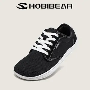 HOBIBEAR Barefoot Minimalist Shoes Womens Mens | Zero Drop | Wide Width Fashion Sneaker Black shoes Woman sneaker