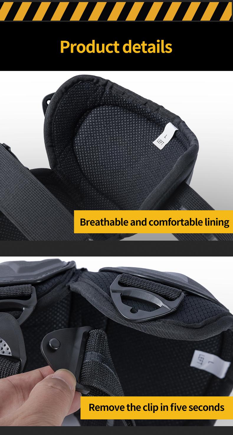 4Pcs/Set VEMAR Motocross Knee & Elbow Pads Motorcycle Protective Gear for Off-Road Racing MTB Dirt Bike Riding Moto Protection