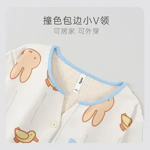 Kawaii Miffy Rabbit Pajamas Cute Cartoon Winter Pajamas for Women Thick and Warm Cute Cartoon Cardigan Set for Home Wear