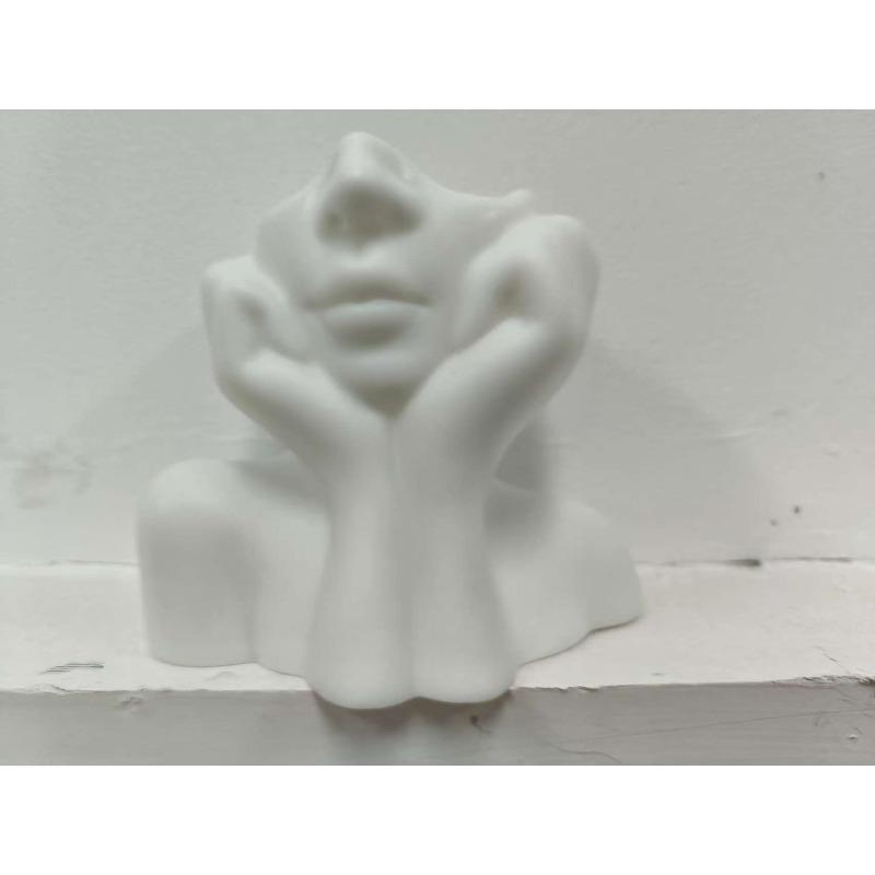 Creative Face & Hand Cosmetic Holder, Stylish Plastic Desk Organizer for Makeup Brushes, Pens and Small Accessories