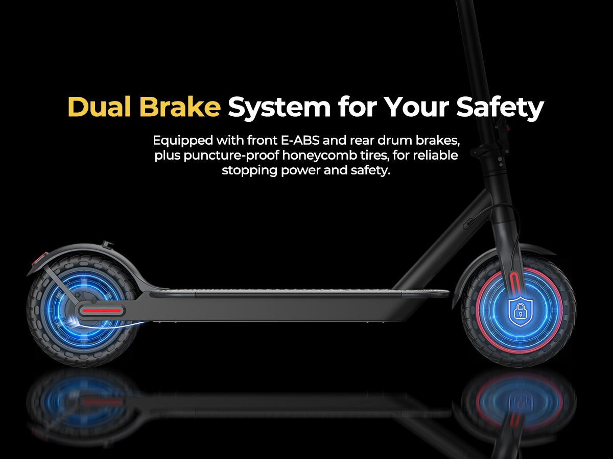 Electric Scooter, Powerful 350W Motor, Up to 16Mph & 16 Miles, 8.5" Tires, Folding E-Scooter for Teen and Adults, APP Contral