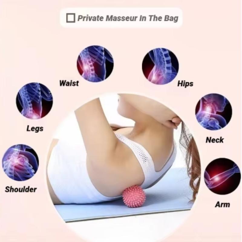 2-Pack Massage Balls, Fitness Myofascial Release Balls, Muscle Relaxation Trigger Point Therapy, Grip Strength Training Tools