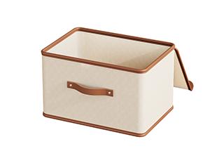 2 Pack Storage Bins with Lids, Collapsible Closet Organizer Container, Fabric Organizer Box with Handles, Decorative Storage Boxes with Lids for Organizing Clothes, Books, File, White, Large 2 Pack Storage Bins with Lids, Collapsible Closet Organizer Container, Fabric Organizer Box with Handles, Decorative Storage Boxes with Lids for Organizing Clothes, Books, File, White, Large