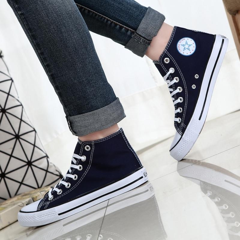 Unisex High Top Canvas Shoes, Classic Design, Versatile All-Season Footwear, Suitable for Various Occasions, Comfortable and Stylish