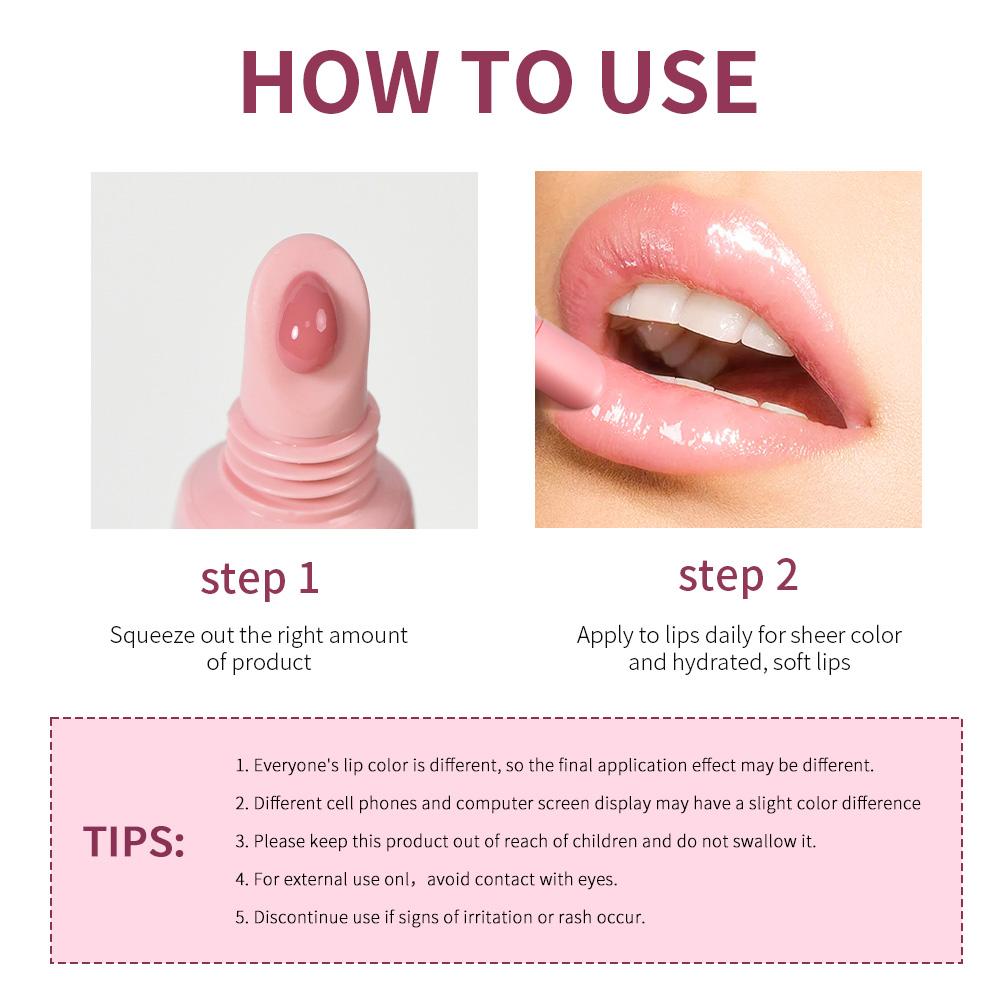 Moisturizing Lip Tint, Peptide Lip Tints, 4 Counts/set Hydrating Glossy Lip Glaze Stick, Plumping Summer Fridays Lip Care Lip Balm for Girls & Women, Cosmetic, Daily Makeup, Lip Care, Moisturize