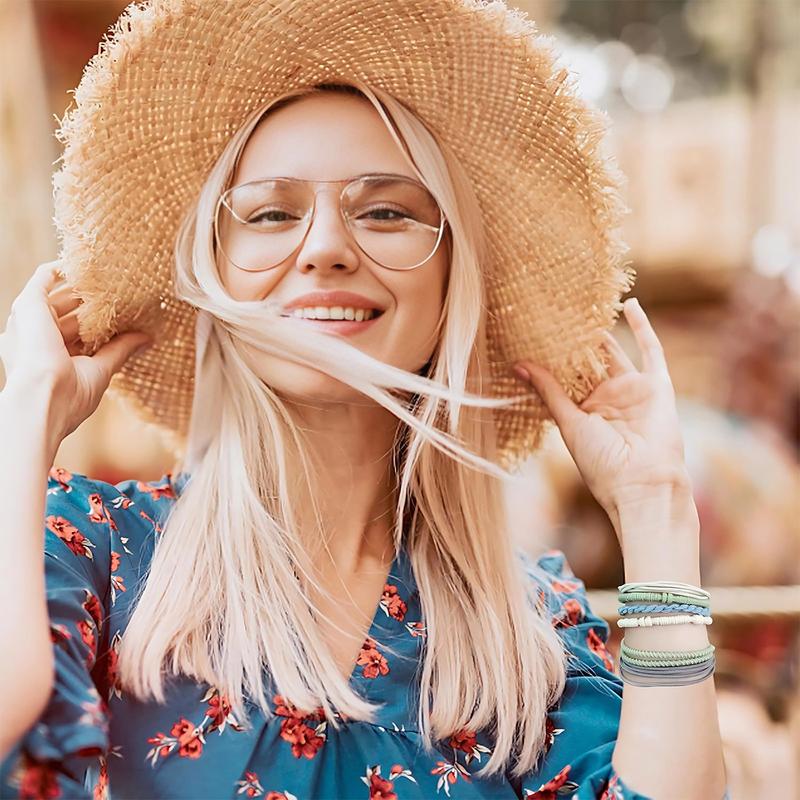 Boho Style Hair Tie, Minimalist Headwear Suitable for Thick Hair, Braid, Fashion Hairstyles Band Hair Accessories for Party, Daily Clothing Decor