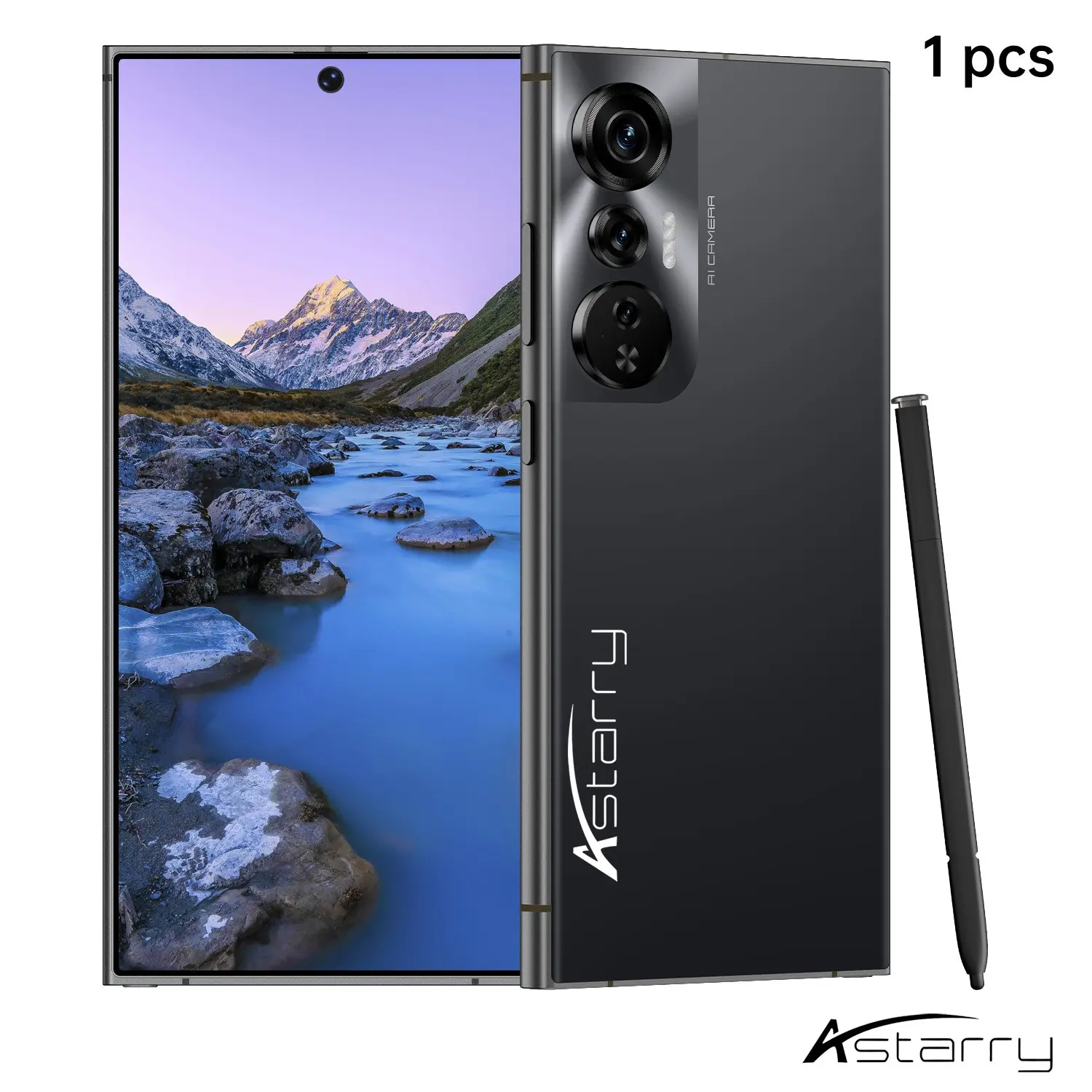 Astarry S24 Ultra Android Smartphone, 6.75-Inch Dual Sim, 4GB+64GB, 4100mah Battery, Octa-Core Processor, Ideal Gift Choice