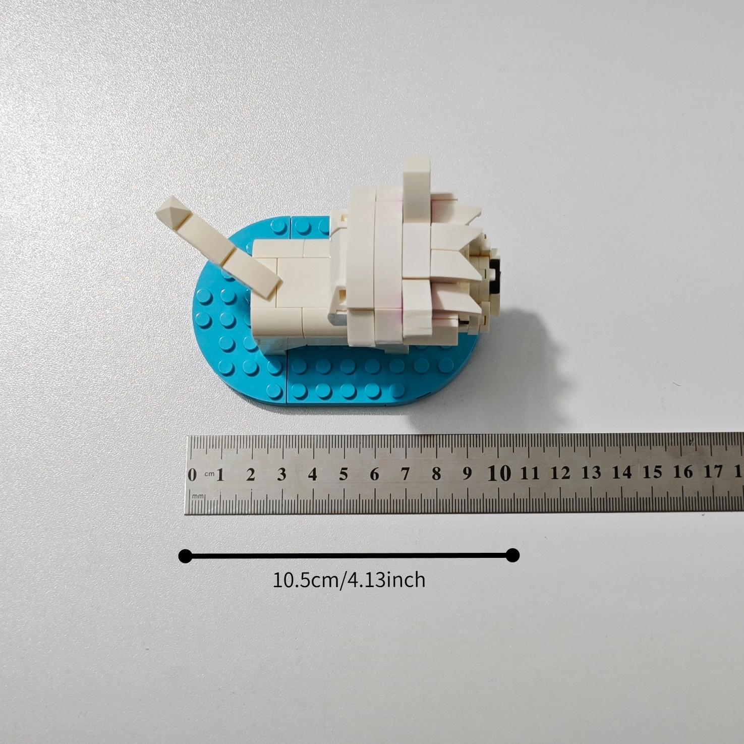 145PCS Exquisite Animal Building Blocks Set, DIY Building Brick Toy, ABS Plastic Material, Animal Model with Sturdy Base, Includes Printed and Electronic Instructions, Desk Display Collectible Ornament, Home Bedroom Office Decoration, Birthday Gift