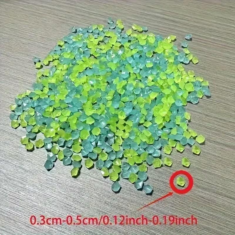 3000 Pieces/lot Glow-In-The-Dark Garden Sand, Perfect for Gardens, Weddings, Parties, Festivals & Aquariums Decorations