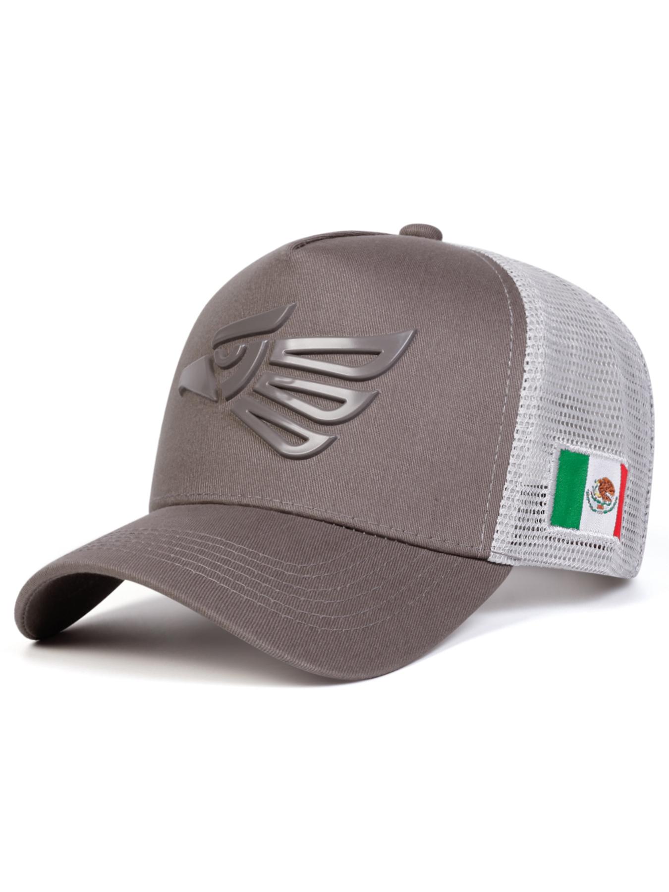 Mexico Eagle Design Baseball Cap, Snapback Trucker Hat, Casual Outdoor Sports Hat for Men & Women, Adjustable Sun Protection Cap for Daily Wear