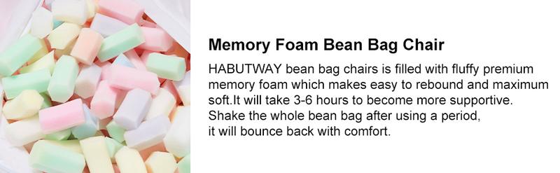 Bean bag sofa 7FT/5FT Bean Bag Chair,lazy sofa, Removable and Machine Washable Cover, Giant Bean Bag Chair for Adult