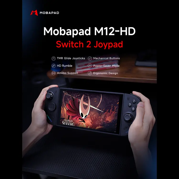 Mobapad M12 HD Switch 2 Joycon for Nintendo Switch 2/ Switch OLED- HD Rumble, TMR Glide Sticks, NFC, Turbo, Wake up support
