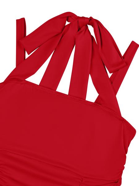 Aliling Women's Plain Bodycon Dress, Elegant Fashion Sleeveless Short Dress for Party Club Dating Wear, Women Dress for Summer