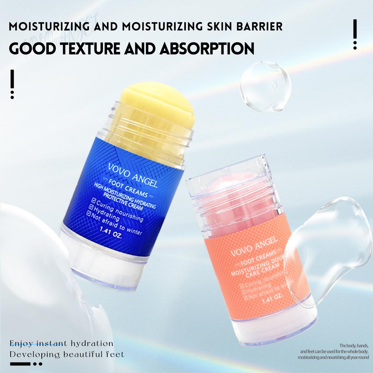 Two for one | VOVO ANGEL Anti-Crack Foot Cream, Cracked Heel Repair Stick | Dead Skin Remover for Dry Feet, Intensive Hydration & Nourishing Treatment for Extreme Cracked Feet Hydrating Hand Balm Hydrating Lotion Two for one | VOVO ANGEL Anti-Crack Foot Cream, Cracked Heel Repair Stick | Dead Skin Remover for Dry Feet, Intensive Hydration & Nourishing Treatment for Extreme Cracked Feet Hydrating Hand Balm Hydrating Lotion