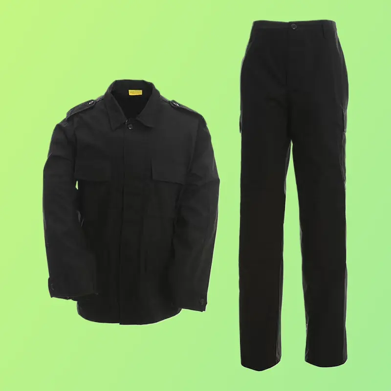 Camouflage Uniform Set Wear Resistant Breathable Long Sleeve Tactical Training Outfit For Outdoor Activities