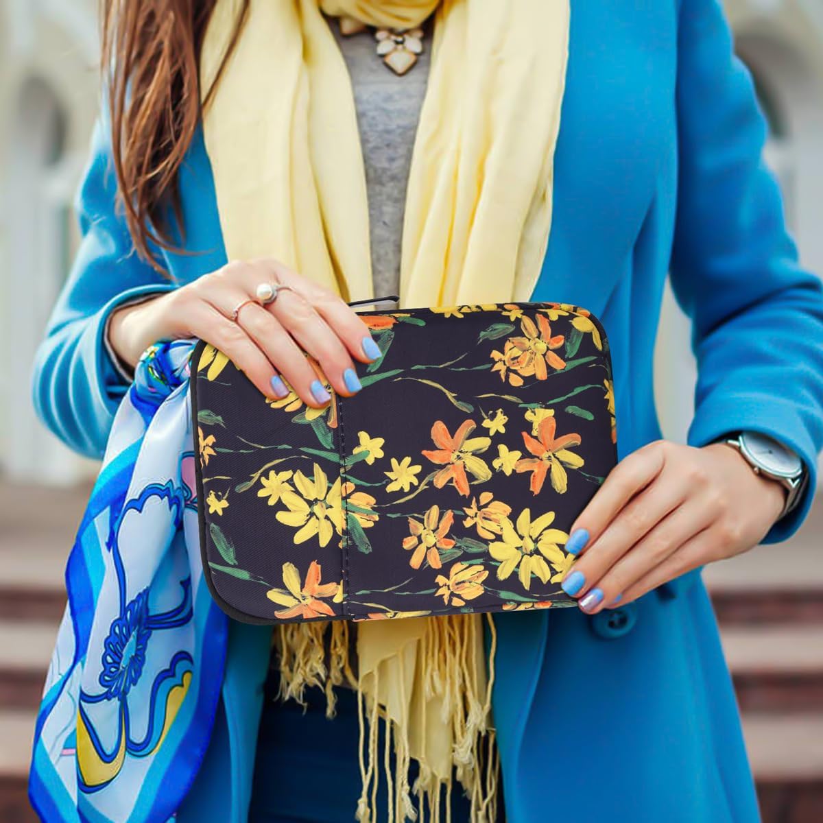 Portable 7-Inch e-Reader Sleeve, Shockproof Protective Kindle Case, Tablet Sleeve Pouch, Preferred Gift