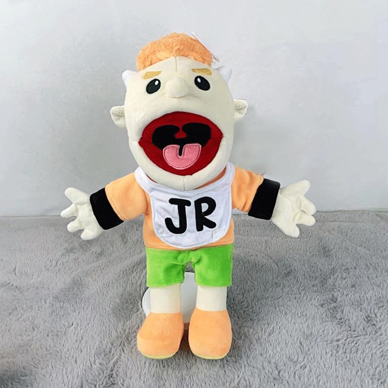 Jeffy Family Hand Puppet Pet Booger Feebee Rocker Zombie Dad Mom Chef Price Police Junior Joseph Cody Penolope Open Mouth Muppet