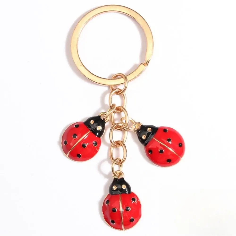 Kawaii Ladybug Metallic Pendant, 7cm Animal Cartoon Characters Accessory for Women, Girly Decor with Oil Drop Finish, Women's Fashion, Kawaii Accessories, Casual Wear, Cute Kawaii