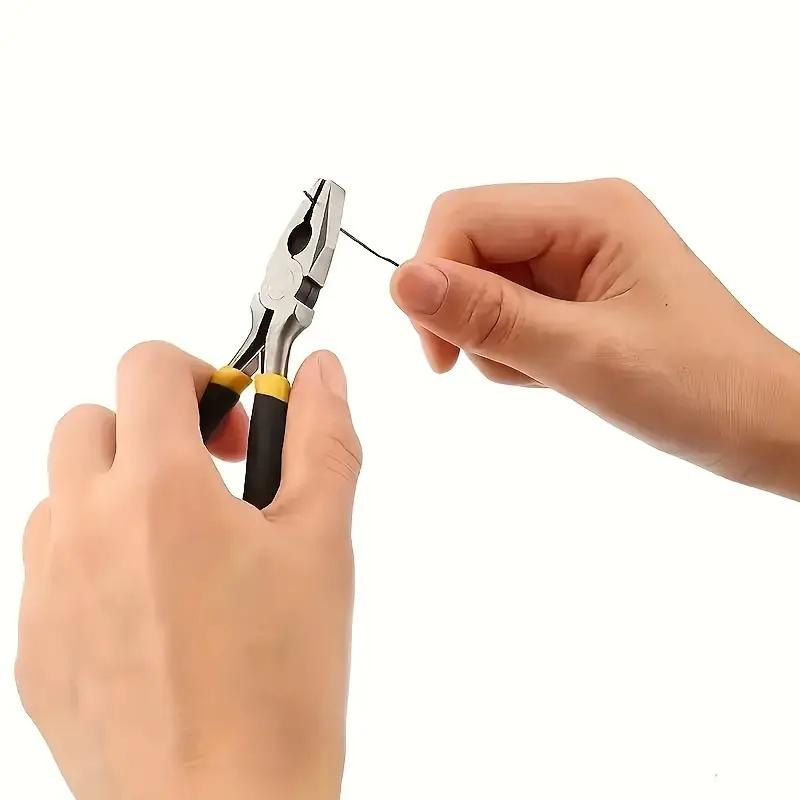 8-Piece Portable Pliers Set, Ergonomic Design Multi-Function Repair Tool Kit, Includes 4.5 Inch Mini Bending Pliers, Needle Nose Pliers