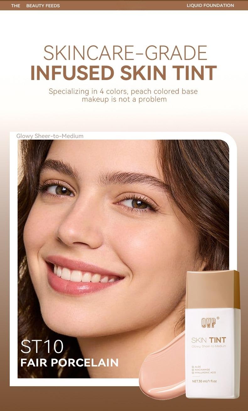 Lightweight Flawless Foundation, Evens Skin Tone, Hydrating Concealing Foundation, Matte Texture, Non-caking, Naturally Brightening, Creates A Natural Base Makeup Effect, Essential Facial Makeup.