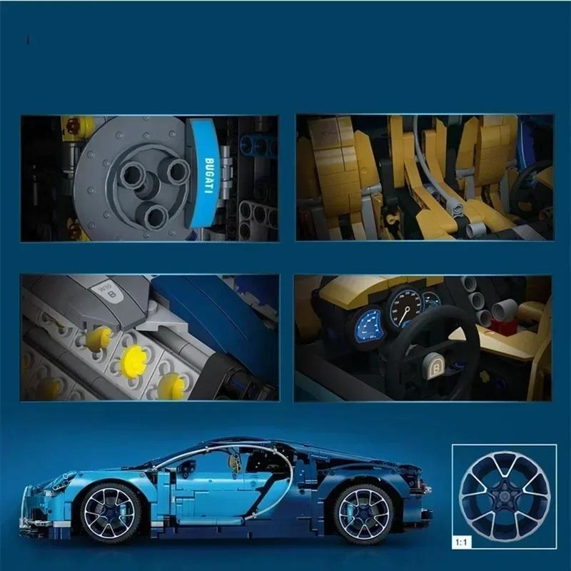 Technical Sport Car 3599PCS Model Building Blocks City Mechanical Speed Vehicle Supercar Model Car Kit Brick Puzzle Toys Kid Adult Gift Boxed