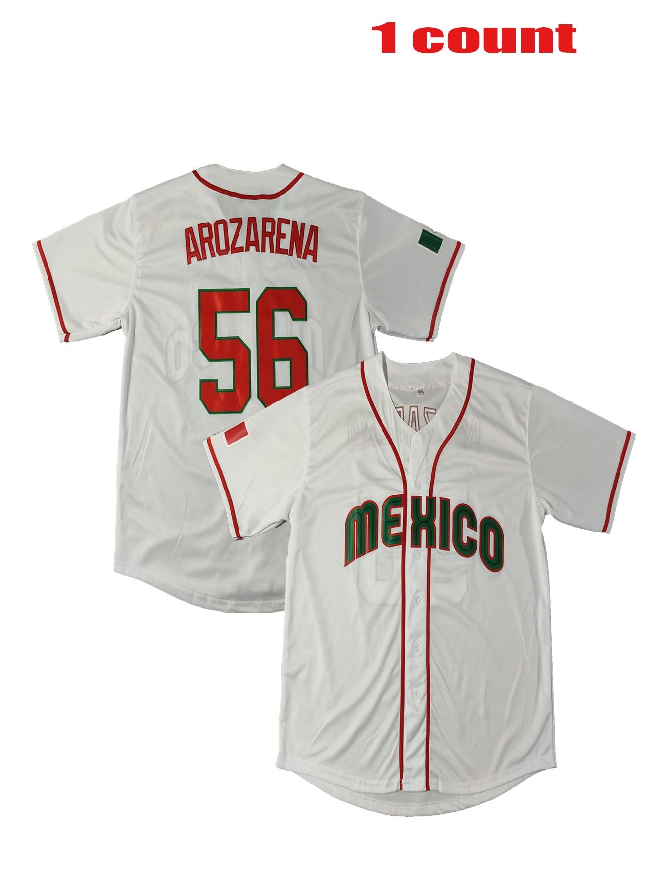 Mexican World Cup Baseball Jersey, Embroidered Loose Fit Casual Sports Shirt, Quick Dry Outdoor Wear, All Seasons