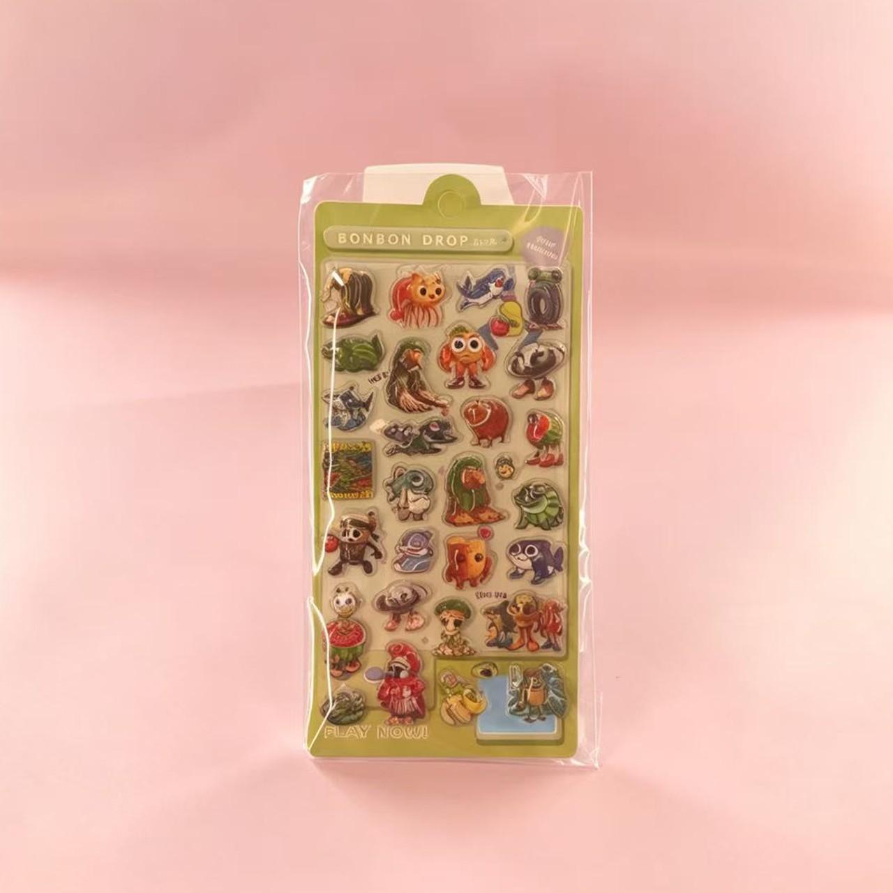 3D Resin Stickers, Fantasy Ancient Chinese Monsters, Cute Cartoon Bio Decor, DIY Phone Case, Water Bottle, Notebook, Craft Kit