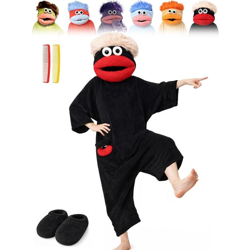 Mouth Monster Onesie for Adults - 2026 Funny Snuggly Fleece Pajamas, Hilarious Design for Comfortable Lounging