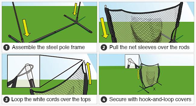 【Jumpstart Sale】7×7 Baseball Net with Tee Kit, Portable Baseball Net for Hitting and Pitching, Softball Net with Tee, Carry Bag & Weighted Baseball,Backyard,all seasons,family sport,gift idea,lawn games,Outdoorfun Training Equipment