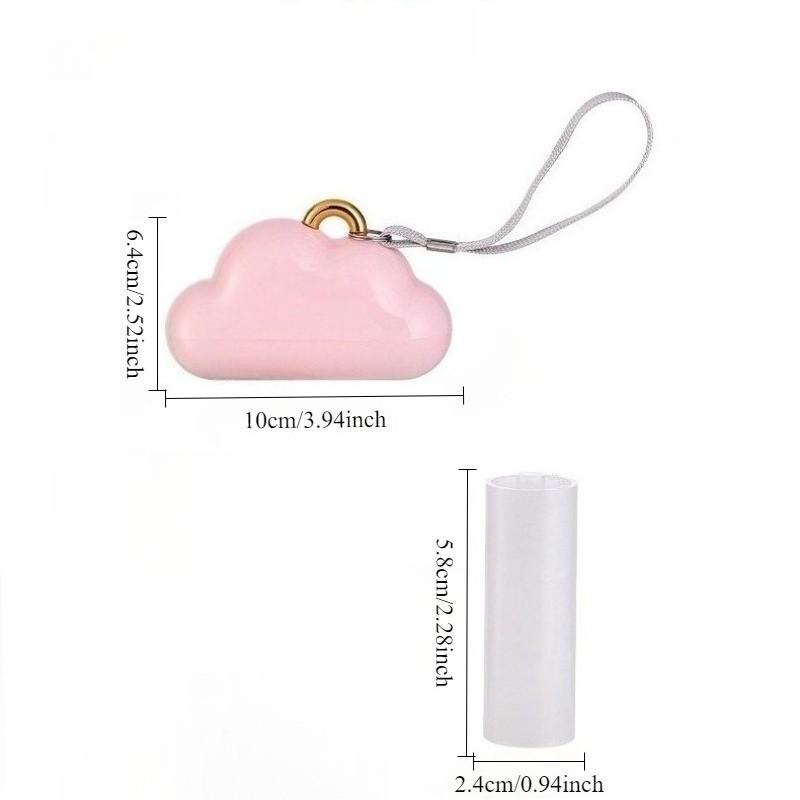 Compact Cloud Pile Remover with 4 Replacement Rolls and 2 Hooks, Washable Pet Hair Extractor for Clothes, Home Decor, Car Seats, Pile Brush