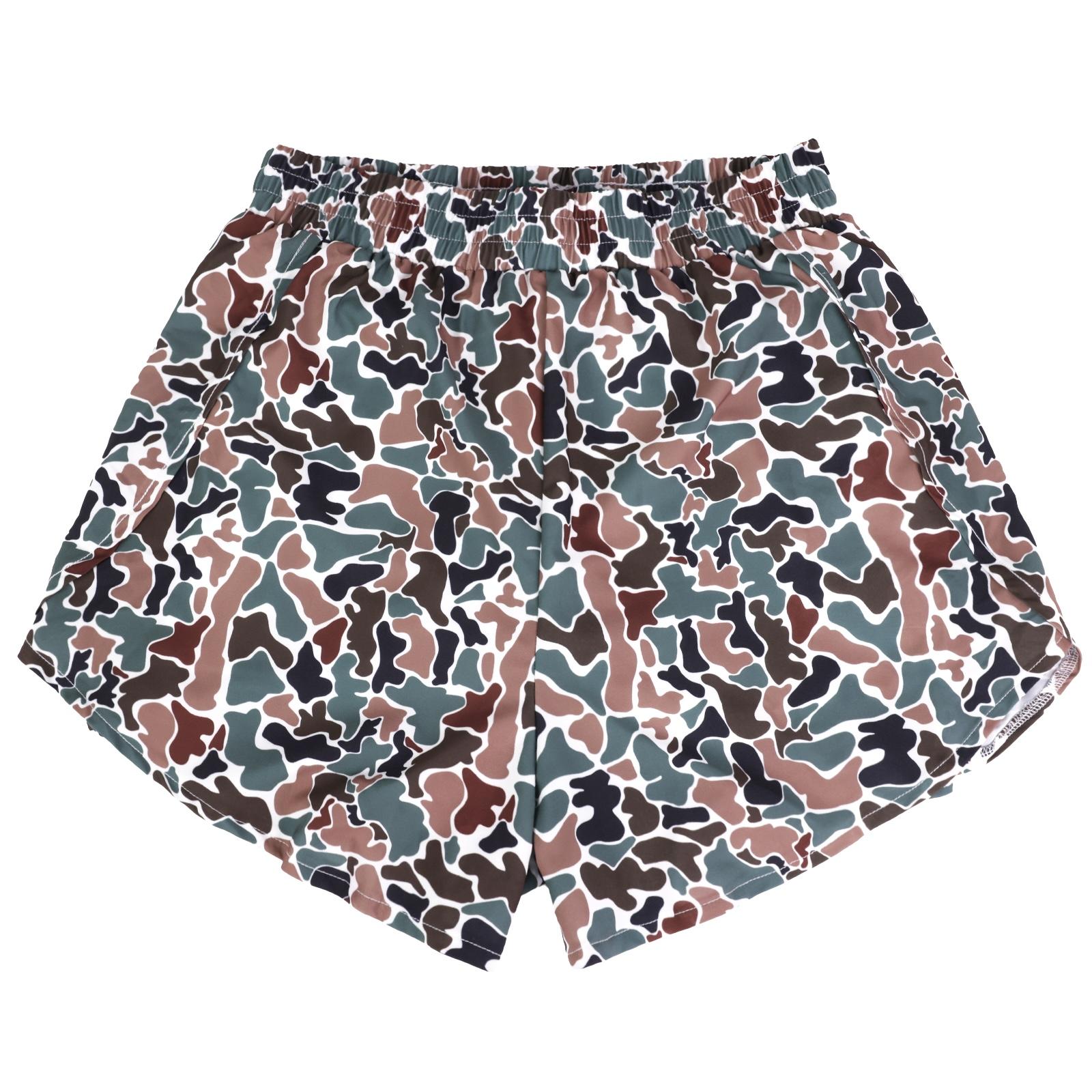 New ladies camouflage comfortable casual sports fashion high-waisted shorts