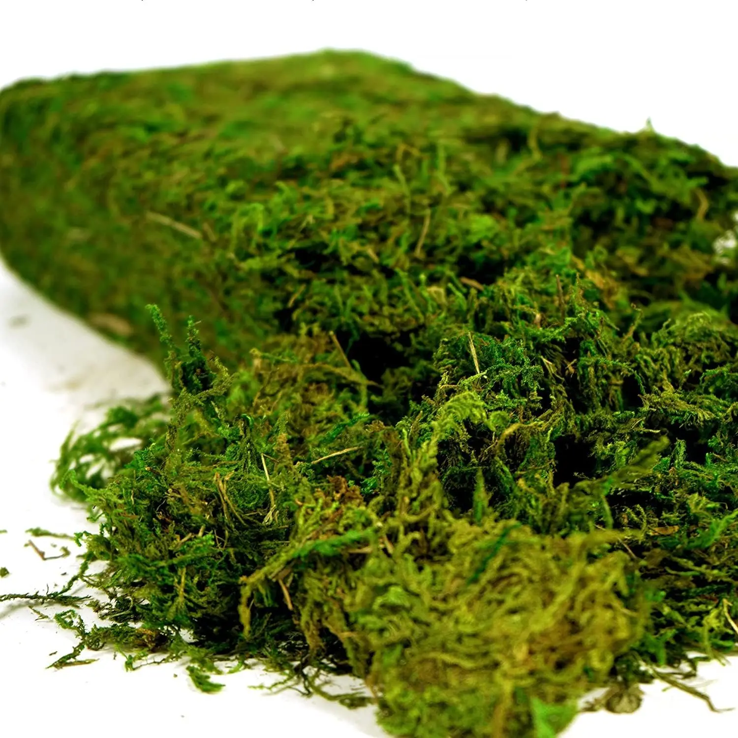 Artificial Moss, 16OZ Fake Moss for Crafts Table Centerpieces Wedding Decor, Faux Grass for Potted Plants, 455gr (Fresh Green)