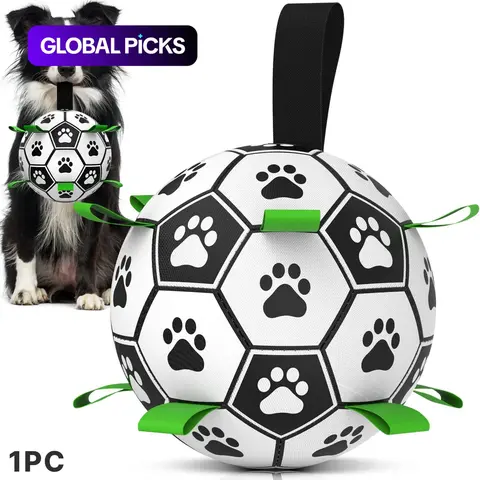 【Black Friday】Herding Dogs Balls, Durable Dog Soccer Ball with 9 Grab Tabs for Outdoor & Water Play, Perfect Gift for Pets #GLOBAL PICKS