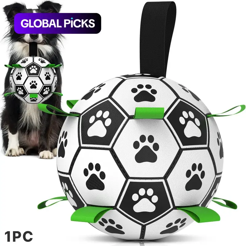 【Black Friday】Herding Dogs Balls, Durable Dog Soccer Ball with 9 Grab Tabs for Outdoor & Water Play, Perfect Gift for Pets #GLOBAL PICKS
