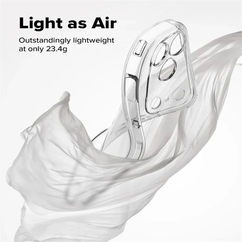 High-Definition Transparent Tpu Case for iPhone 17 Pro Max, iPhone 16, iPhone 15, iPhone Air, Durable Phone Protector