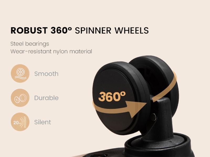 LOVEVOOK Puffer Carry On Luggage 22x14x9 Airline Approved,20 Inch Softside Suitcases with 360° Wheels *4, Lightweight Spinner Carry on Suitcase with TSA Lock,Soft Water-Resistant Large Capacity Luggage for Travel