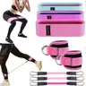 8pcs Yoga Resistance Bands Set for Leg and Hip Body Shaping, Multi-Level Tension with Ankle Straps, Durable Exercise Equipment for Home Fitness Workout Equipment