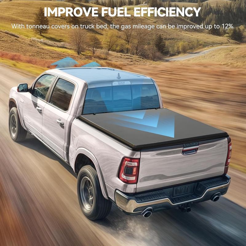 OEDRO Soft Roll-Up Tonneau Cover Fits for 2015-2026 Chevrolet Colorado GMC Canyon 5.2ft Bed, Full Protection with Durable Double-Layer PVC Vehicle