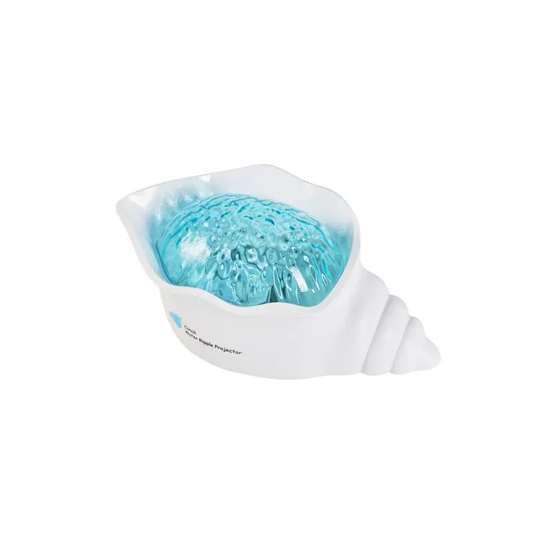 Seashell Starry Night Projector Lamp, 7 Colors Wave Atmosphere Light, 360° Rotating Ceiling, Romantic Gift for Girlfriend, Friends, Children, Atmosphere Lighting