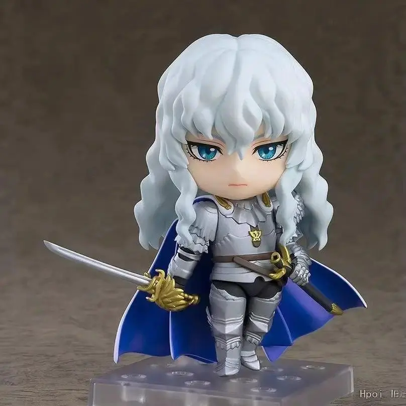 In Stock 2544# Griffith Movable Face Swap Q Version Action Figure Berserk Collectible Model Desktop Decor