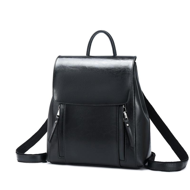 Women Backpack Cross body Shoulder Bag Genuine Leather Girls School Female Natural Skin Book Laptop Rucksack Messenger Bags