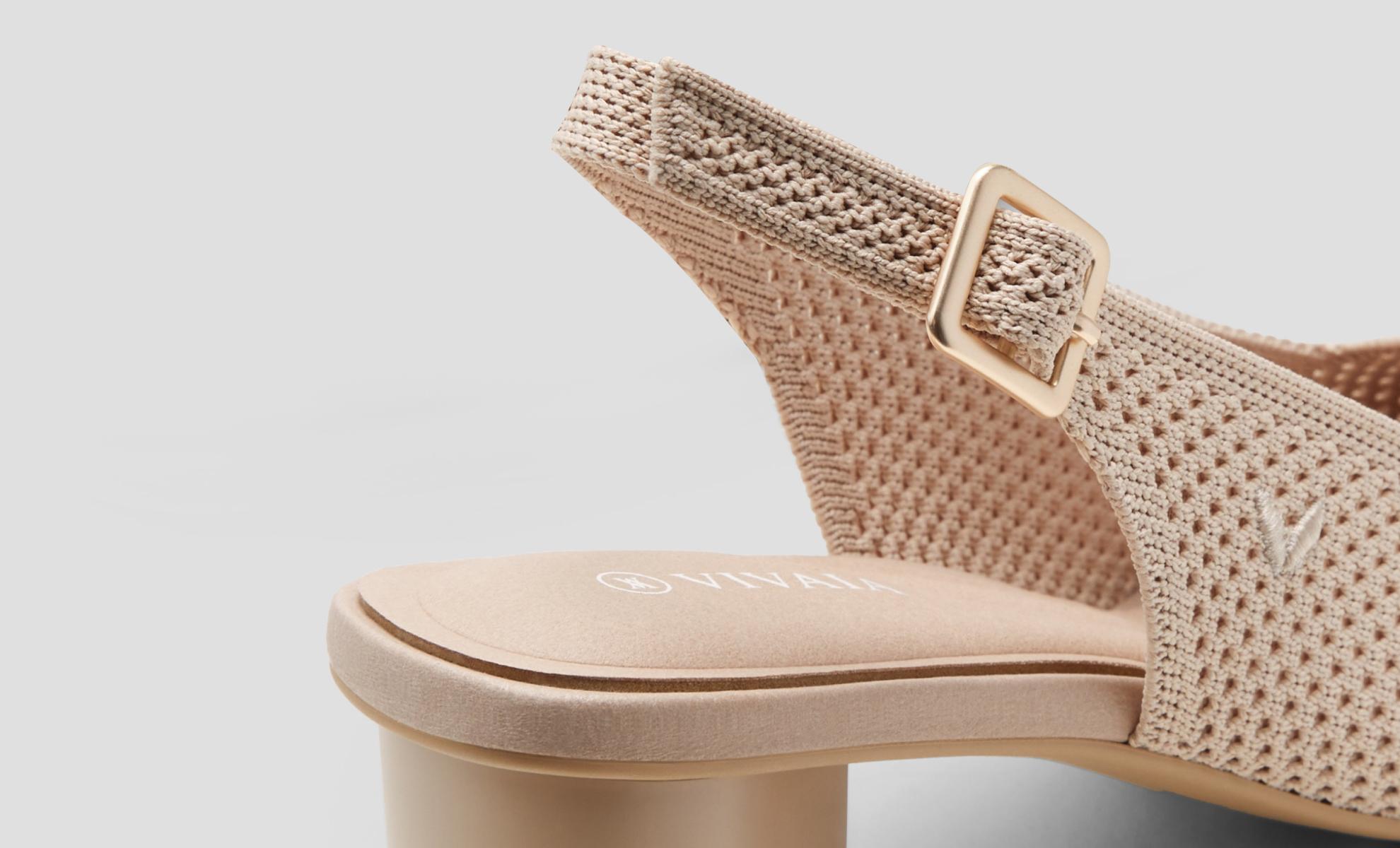 VIVAIA Women’s Pointed-Toe Slingbacks: Pressure-Relief Insole & Adjustable Strap, 45mm/1.8'' Block Heel, Elegant Office to Dinner Style (Addison), SpringFresh