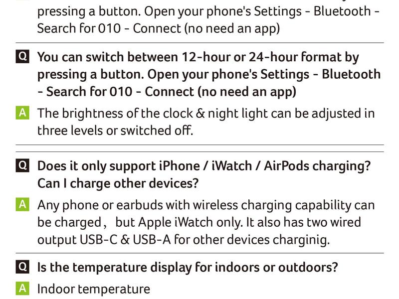 Acer 7 in 1 Wireless Charging Station with LED Night Light, Bluetooth Time Sync Clock & Temperature Display, USB-A & USB-C Ports – Compatible with iPhone, Android, Apple Watch & AirPods, Perfect Christmas & New Year Gift – TikTokShopBlackFriday