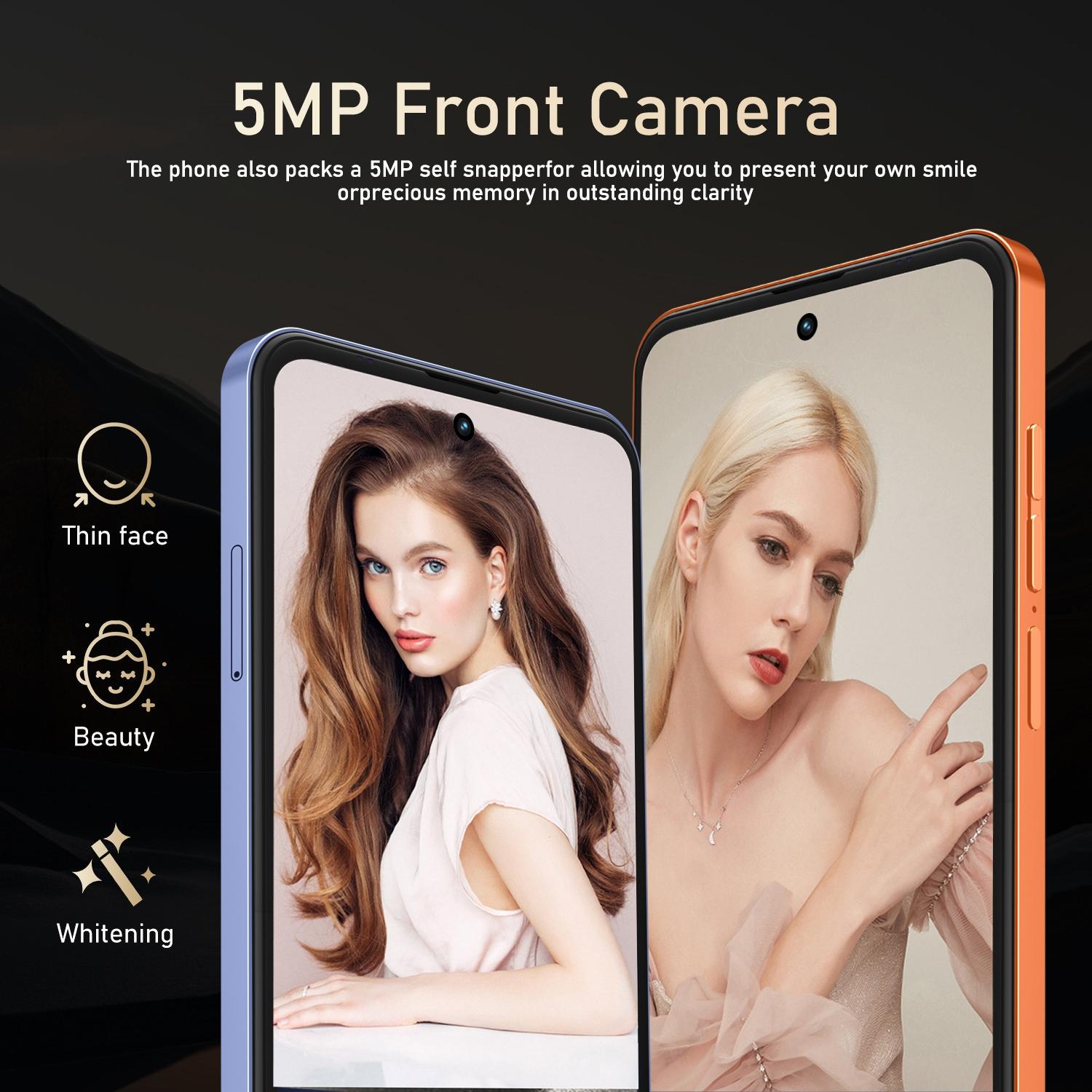 FUFFi-M17 PRO Fashion Smartphone, 6.56-Inch HD Screen, 4GB RAM + 32GB ROM, 3100 mAh Battery, 5MP + 13MP Cameras, Dual-SIM Dual-Standby, Expandable Memory, Android 12.0, 4G Network