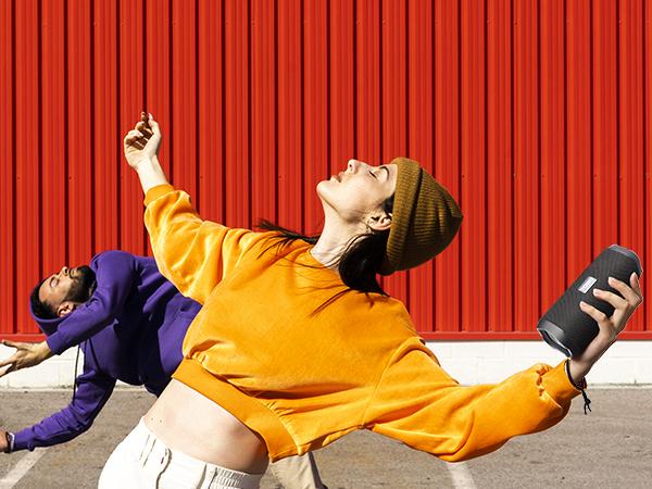 TOZO PA2 Bluetooth Speaker with Dual Drivers & Dual Bass Diaphragms Audio Smartphone FathersDayGift