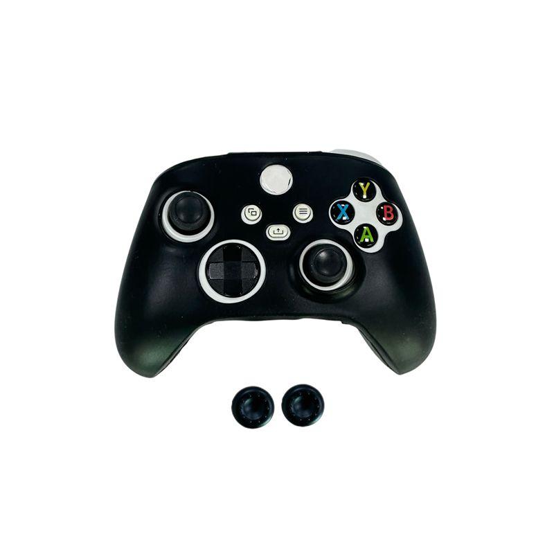 1PCS, XBOX series X controller silicone protective cover, suitable for XBOX controller, +2 button caps, non-slip and anti-fall, game handle accessories, Console Accessory, enhance the gaming experience