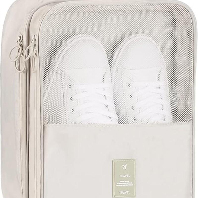 High Capacity Travel Shoe Bag, Holds 3 Pairs of Shoes, Durable Dust-Proof Breathable Storage, Comfort Handle, Ideal for Travel, Travel Organizer Bags