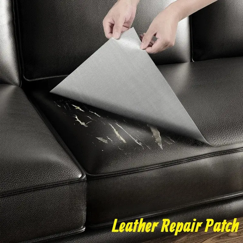 Self-adhesive Leather Repair Patch Thickened Strong-Adhesion Faux Leather Renovation Sticker For Sofa Moto Car Seats Home Decor