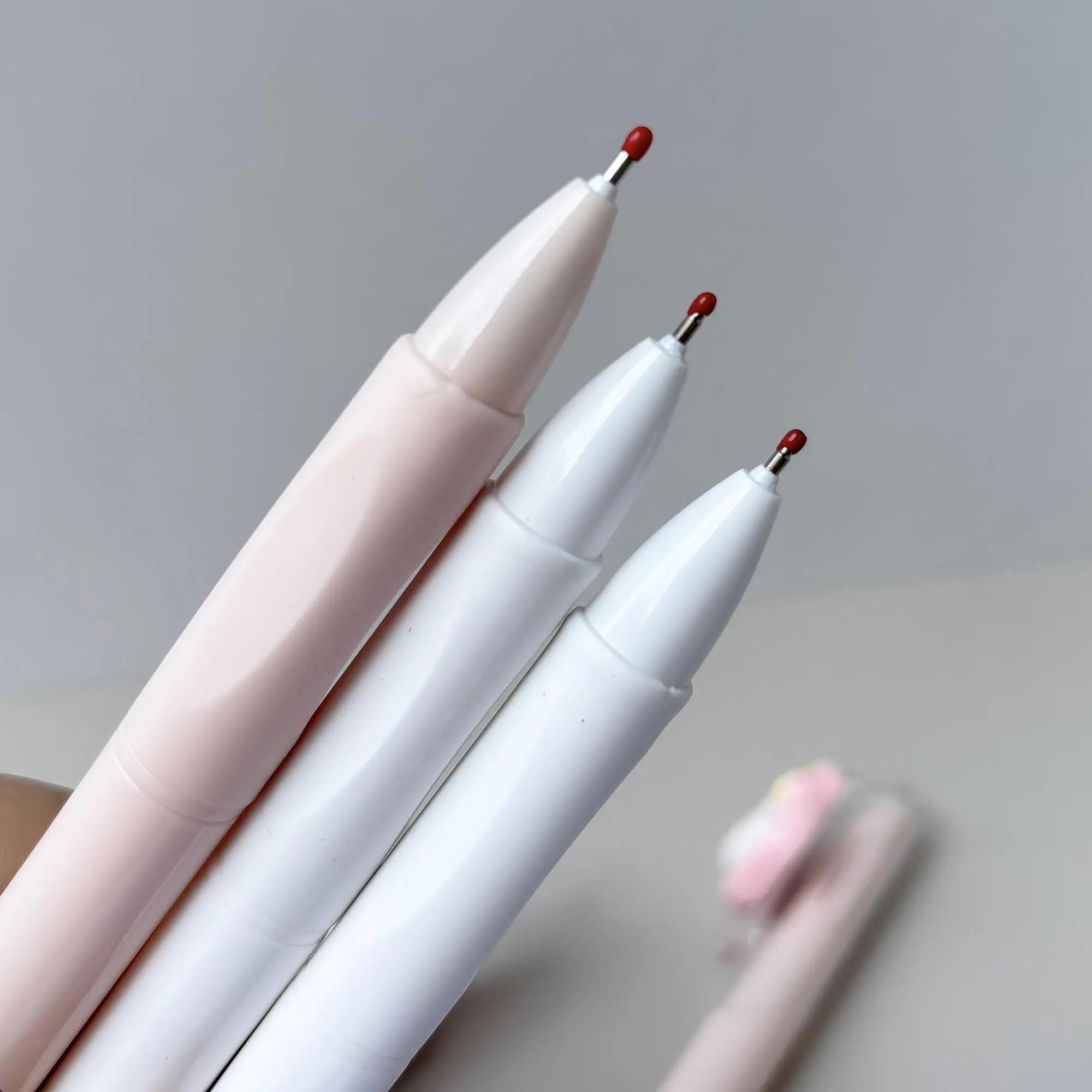 Cute Rabbit Theme Multifunctional Ballpoint Pens, Ink, Click Design, Smooth Writing, Durable Plastic Body, 0.5mm Fine Tip, Random Style